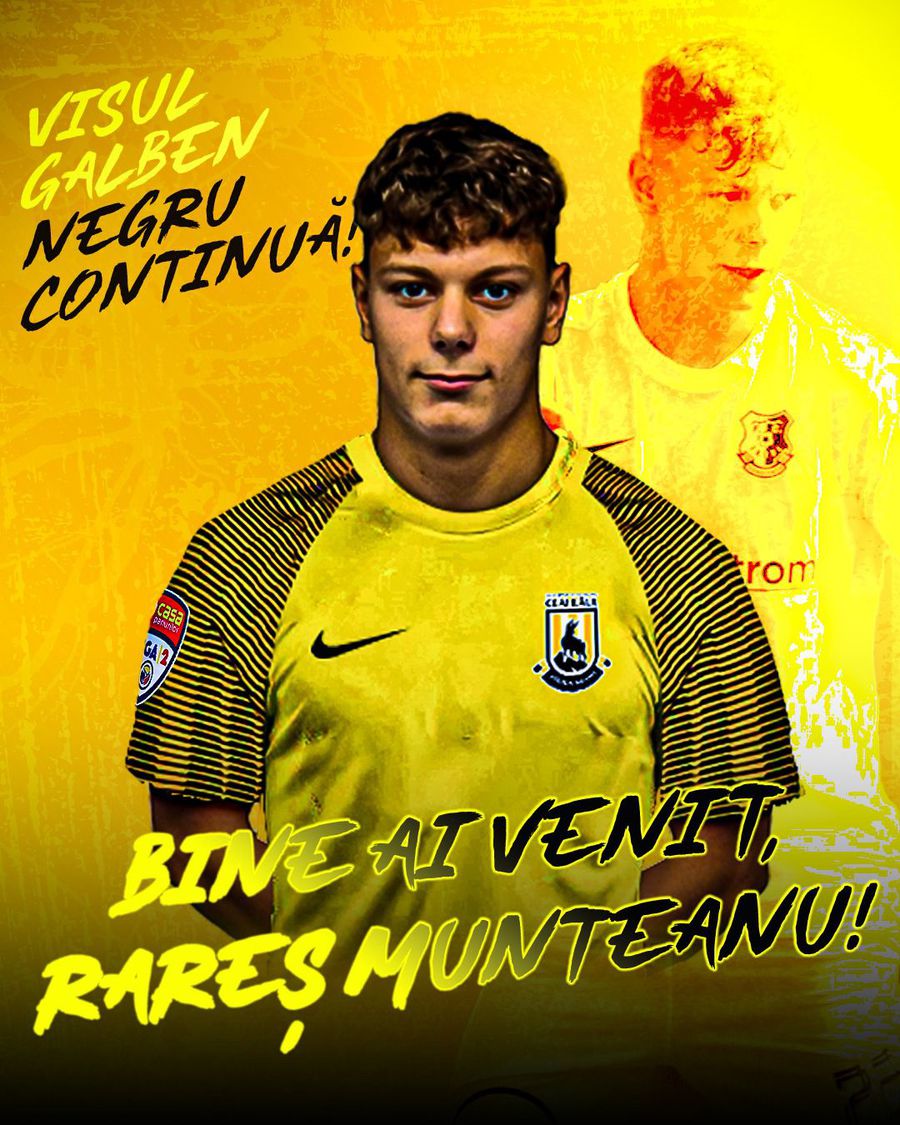 Rareș Munteanu, cedat de Farul la Ceahlăul sub formă de împrumut. FOTO: Facebook @CSM Ceahlăul Piatra Neamț În timp ce Louis Munteanu se pregătește de un transfer-record, fratele acestuia a ajuns în Liga 2
