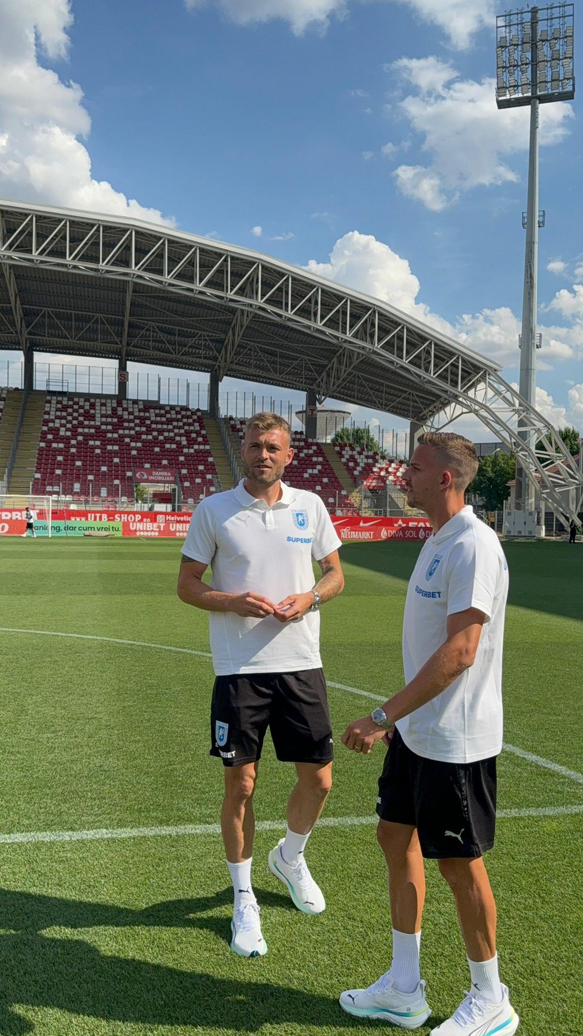 Imagini înainte de UTA - Craiova / foto: Facebook