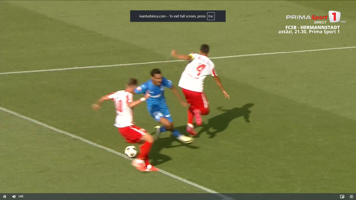 Penalty-ul obținut de Craiova în meciul cu UTA