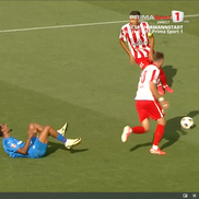 Penalty-ul obținut de Craiova în meciul cu UTA