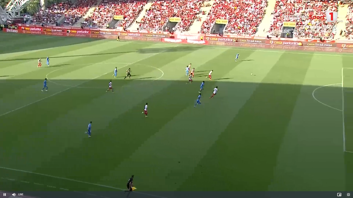 Ratarea lui Andrei Ivan în meciul cu UTA