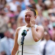 Amanda Anisimova, în lacrimi la finala Wimbledon // FOTO: Guliver/GettyImages
