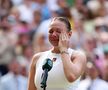 Amanda Anisimova, în lacrimi la finala Wimbledon // FOTO: Guliver/GettyImages