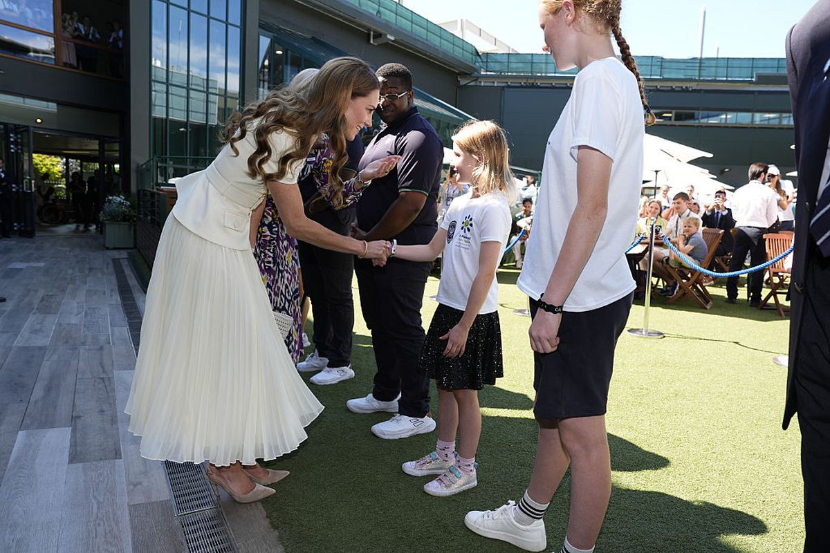 Imagini COLOSALE din loja regală de la Wimbledon » Simona Halep, lângă Prințesa Kate Middleton în timpul finalei feminine