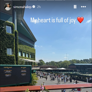 Simona Halep a ajuns la Wimbledon / Foto: Instagram