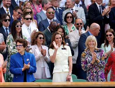 Imagini COLOSALE din loja regală de la Wimbledon » Simona Halep, lângă prințesa Kate Middleton în timpul finalei feminine