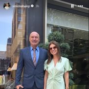 Simona Halep si Daniel Dobre / Foto: Instagram