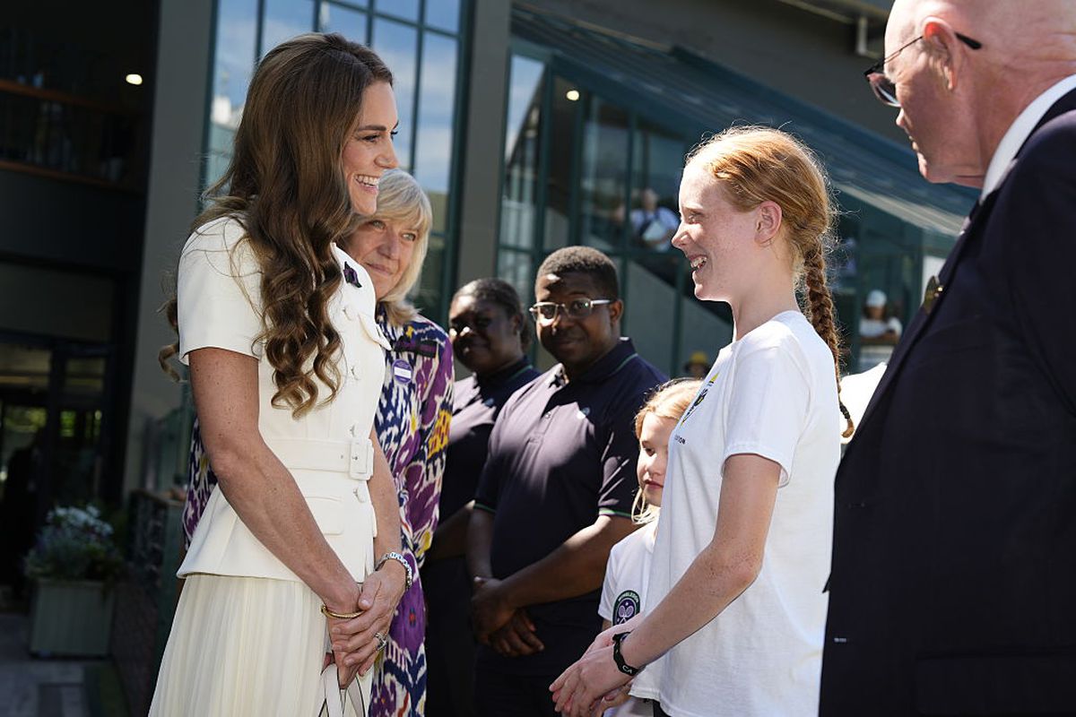 Imagini COLOSALE din loja regală de la Wimbledon » Simona Halep, lângă Prințesa Kate Middleton în timpul finalei feminine