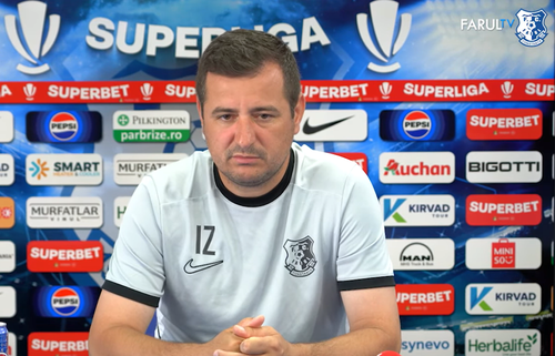 VIDEO Ianis Zicu, ironie subtilă vizavi de atacanții Farului: „Înseamnă că am lucrat bine cu ei, nu?!”