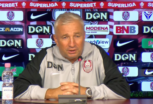 VIDEO Dan Petrescu, întrebat direct în conferință despre situația lui Louis Munteanu