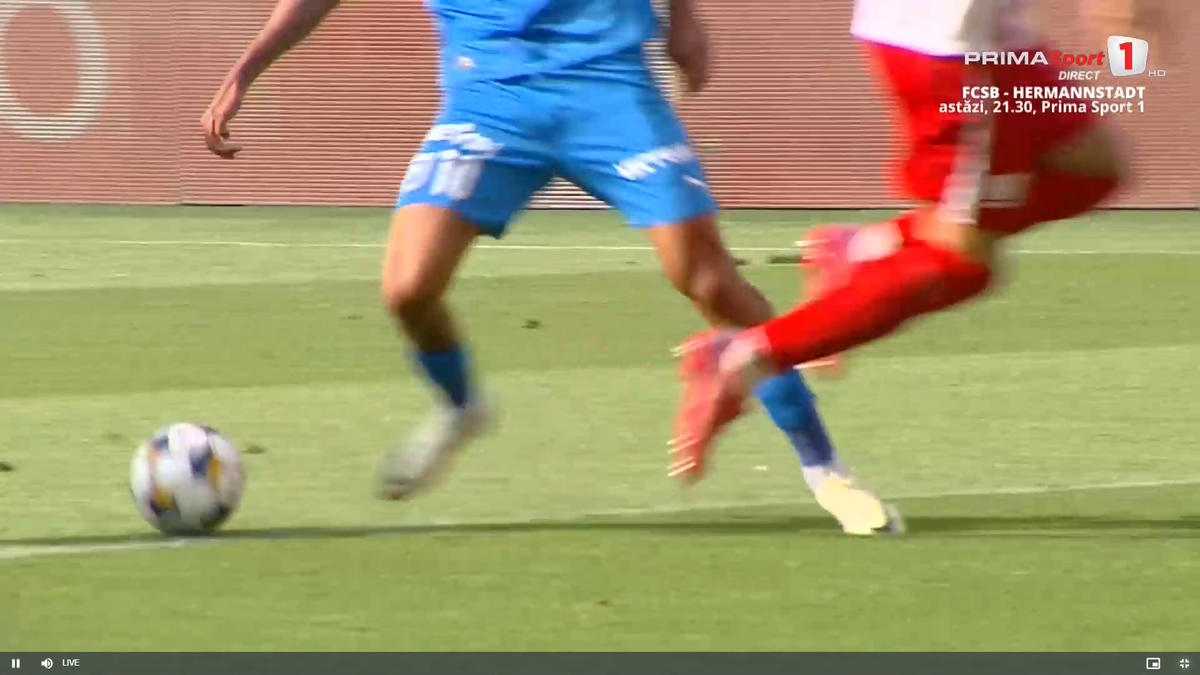 Penalty-ul obținut de Craiova în meciul cu UTA