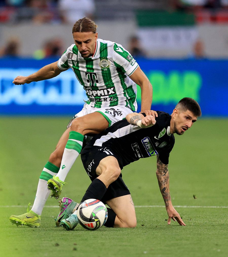 Imagine din Ferencvaros - Paksi // foto: Imago Images Mihai Stoica: „Mi-aș dori din inimă să jucăm cu ei în turul 3 din Champions League”