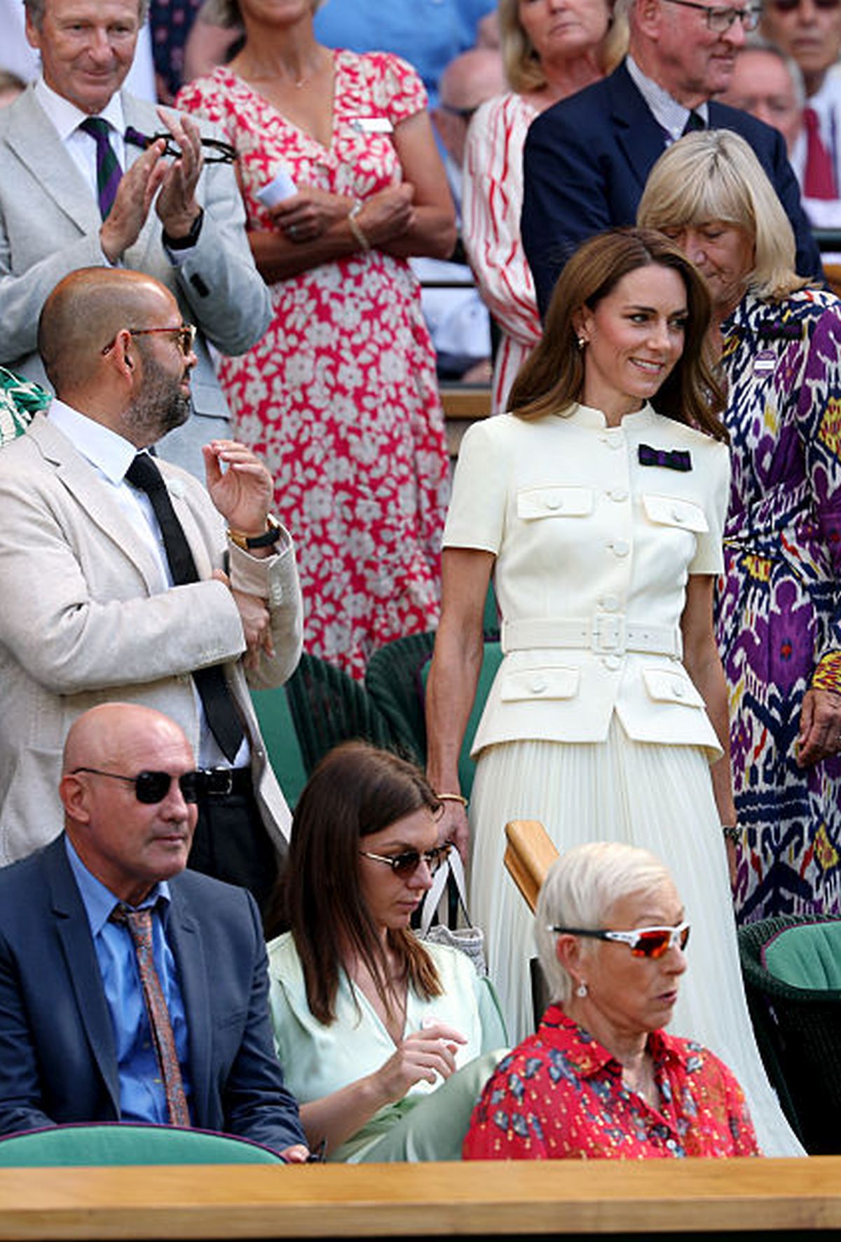 Imagini COLOSALE din loja regală de la Wimbledon » Simona Halep, lângă Prințesa Kate Middleton în timpul finalei feminine