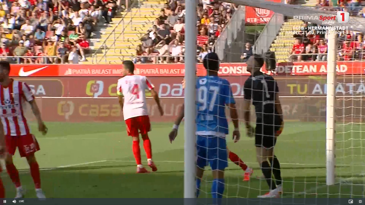 Ratarea lui Andrei Ivan în meciul cu UTA