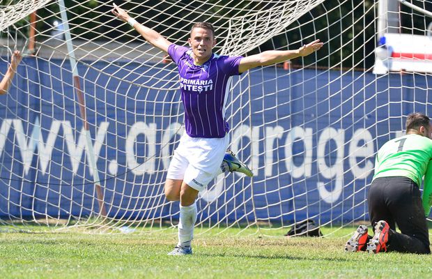 Dică a obținut prima victorie pe banca argeșenilor, ajutat de ”tripla” fantastică a lui Andrei Blejdea