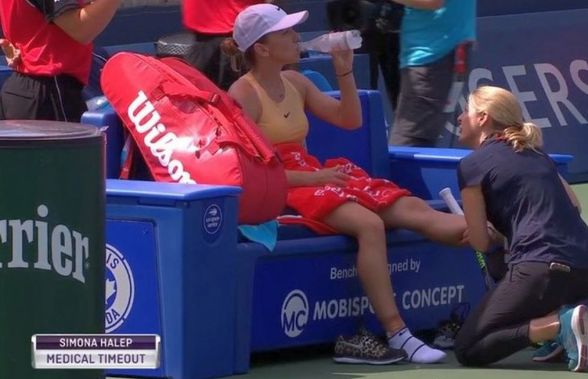 WTA CINCINNATI // Situația Simonei Halep este incertă: „Voi face un antrenament și voi vedea cum va rezista piciorul”