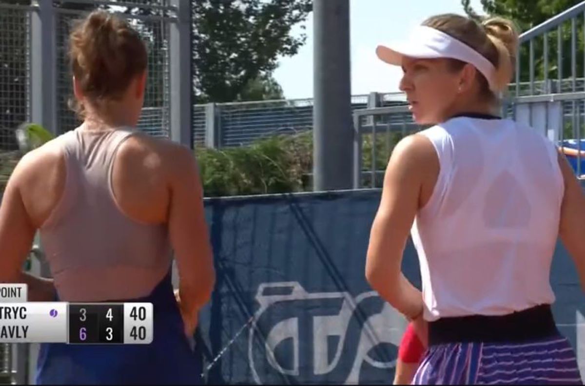 Simona Halep, criză de nervi