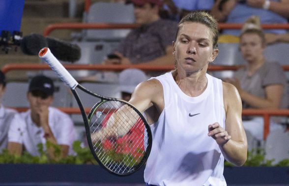 „Degeaba te uiți!” » Izbucnirea Simonei Halep din meciul cu Danielle Rose Collins