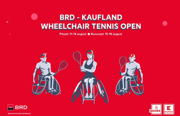 Kaufland România susține turneele din seria Wheelchair Tennis Open, organizate la Pitești și București