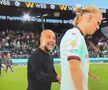 Pep Guardiola, furios la pauză cu Burnley! » S-a dus direct la Haaland, care marcase două goluri. Nici camera TV nu a scăpat