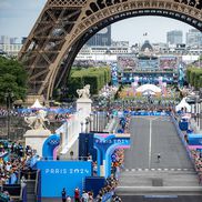 Remco Evenepoel, aur în fața Turneului Eiffel în competiția pe șosea / FOTO: Imago