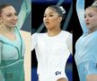 Ana-Maria Bărbosu, Jordan Chiles, Sabrina Voinea, foto: Facebook Federația Română de Gimnastică