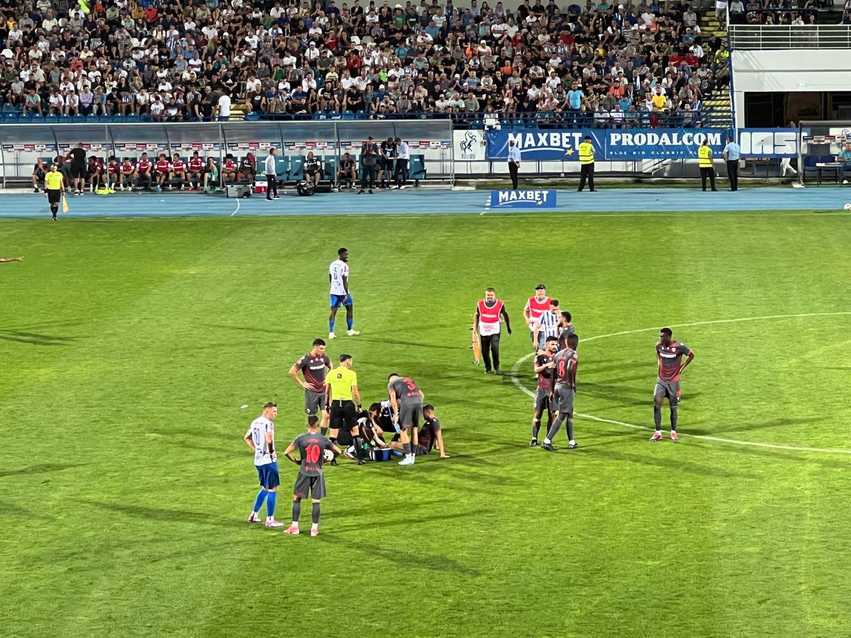 Spectacol total în Poli Iași - Dinamo! „Câinii”, șifonați rău înaintea derby-ului cu Rapid » 3 jucători, OUT din cauza accidentărilor