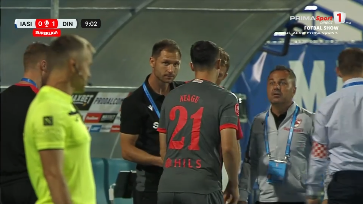 Dublă lovitură pentru Dinamo înaintea derby-ului cu Rapid! 2 jucători de bază s-au RUPT în prima repriză de la Iași » Cât de grave sunt accidentările