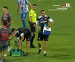 Abdallah și Politic s-au accidentat în Iași - Dinamo, foto: captură de ecran Prima Sport