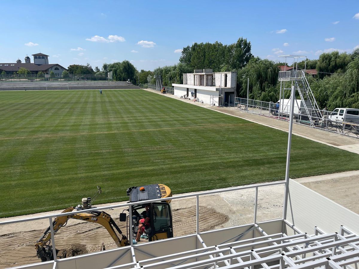 Stadion nou în România, obiective îndrăznețe: „Se lucrează nonstop, îl inaugurăm în această lună. Peste 3 ani vrem în Liga 1”