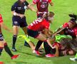 Bătaie pe teren între două fotbaliste/ foto: captură X