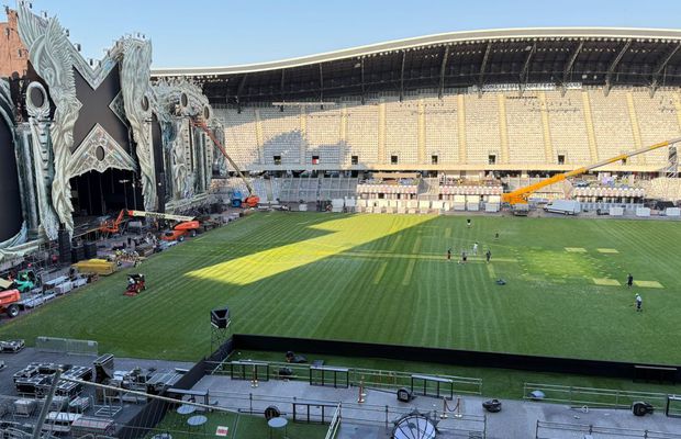 Incredibil cum arată gazonul pe Cluj Arena, după Untold