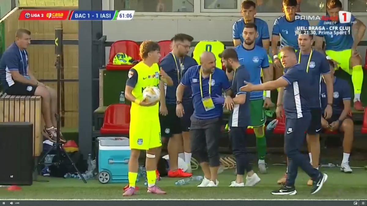 Tony da Silva s-a accidentat în FC Bacău - Poli Iași