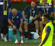 Tony da Silva s-a accidentat în FC Bacău - Poli Iași. FOTO: captură Prima Sport