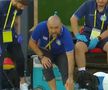 Tony da Silva, antrenorul lui Poli Iași, s-a accidentat la meciul cu Bacău. FOTO: captură Prima Sport