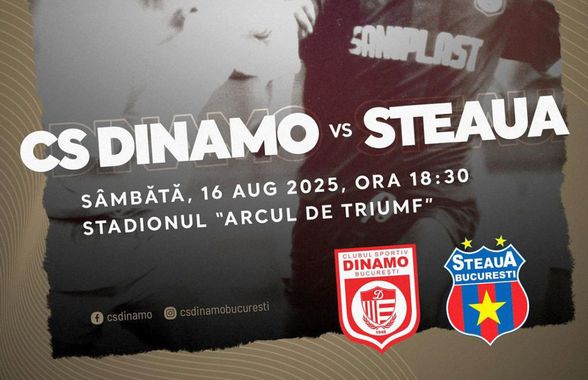 Fanii au luat foc! Cum promovează CS Dinamo meciul cu Steaua: „O glumă proastă”