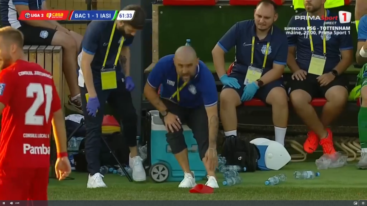 Tony da Silva s-a accidentat în FC Bacău - Poli Iași