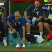 Tony da Silva s-a accidentat în FC Bacău - Poli Iași. FOTO: captură Prima Sport