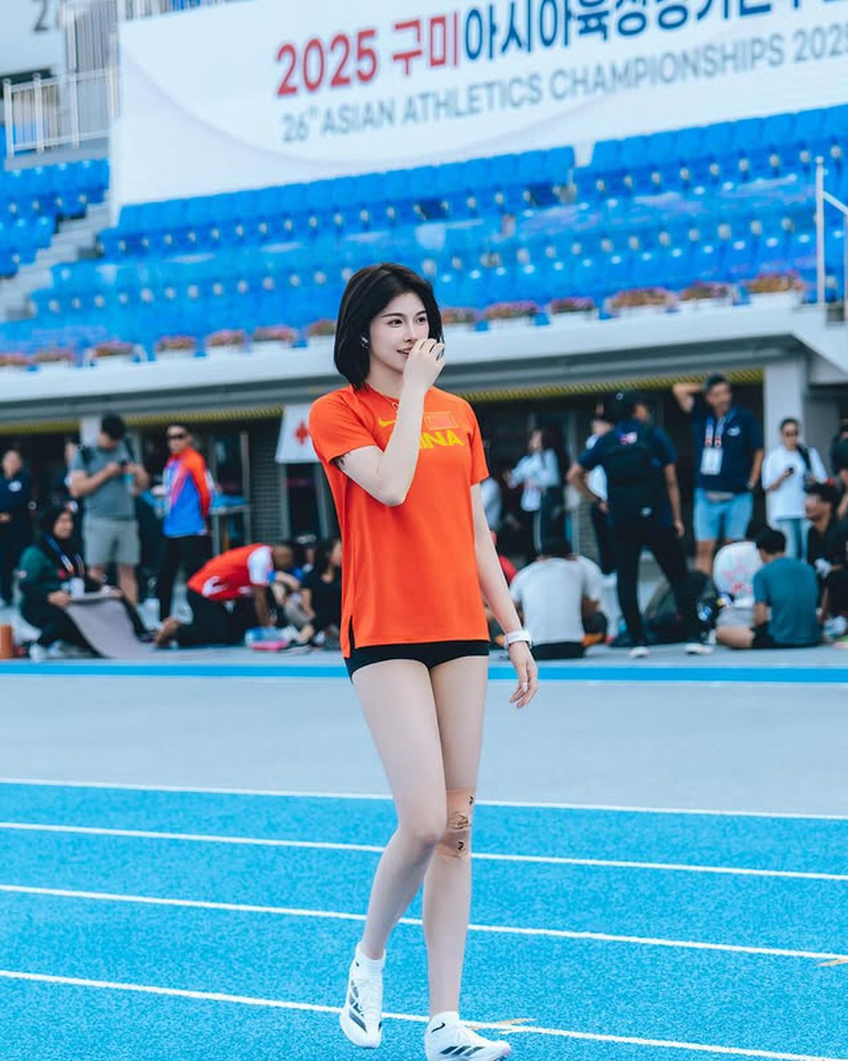 Atleta chineză Wu Yanni