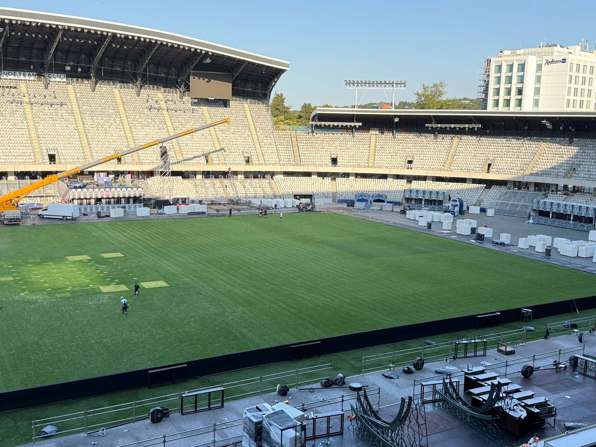 Cum arată gazonul de pe Cluj Arena, după Untold X