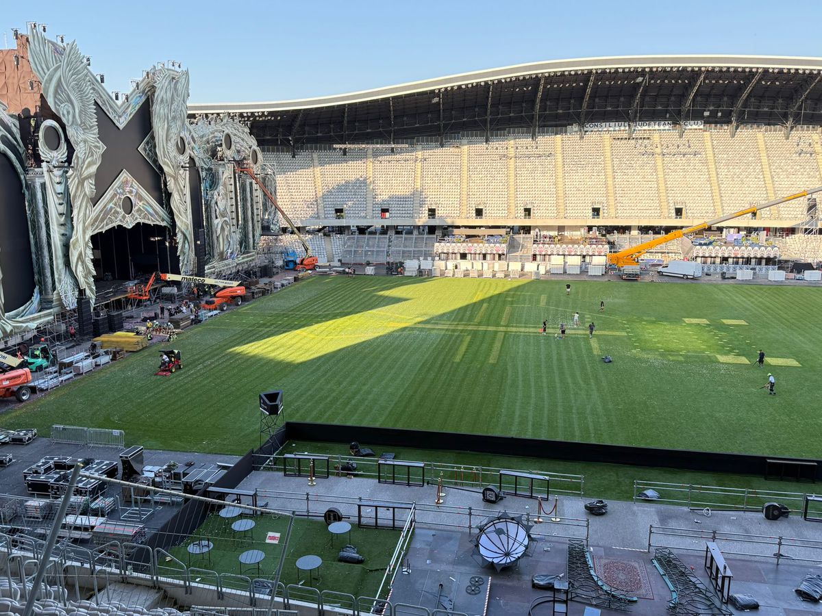 Incredibil cum arată gazonul pe Cluj Arena, după Untold