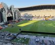 Cum arată gazonul de pe Cluj Arena, după Untold X/ foto: Facebook @Mihai Tișe
