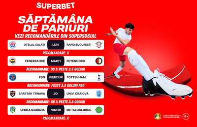Săptămâna de pariuri începe cu recomandările lui SuperGigi
