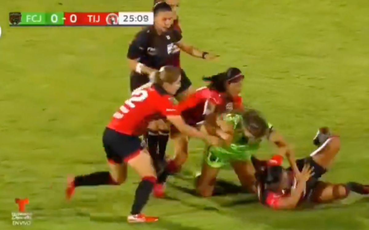 Incredibil! Bătaie în toată regula pe teren » Jucătoarele n-au avut milă: imagini șocante