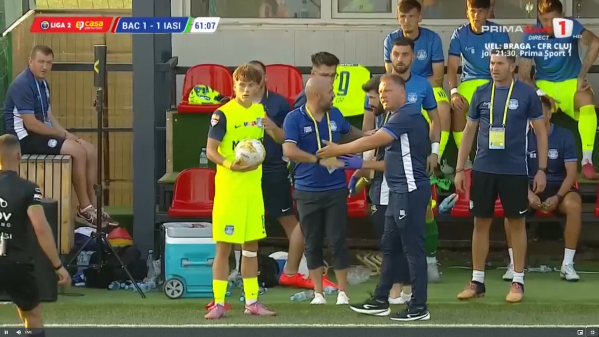 Tony da Silva s-a accidentat în FC Bacău - Poli Iași