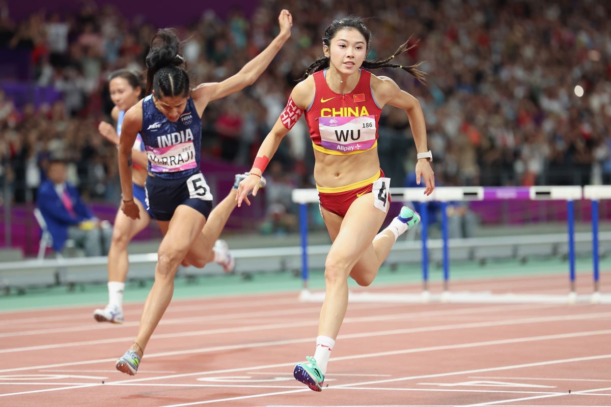 Atleta chineză Wu Yanni