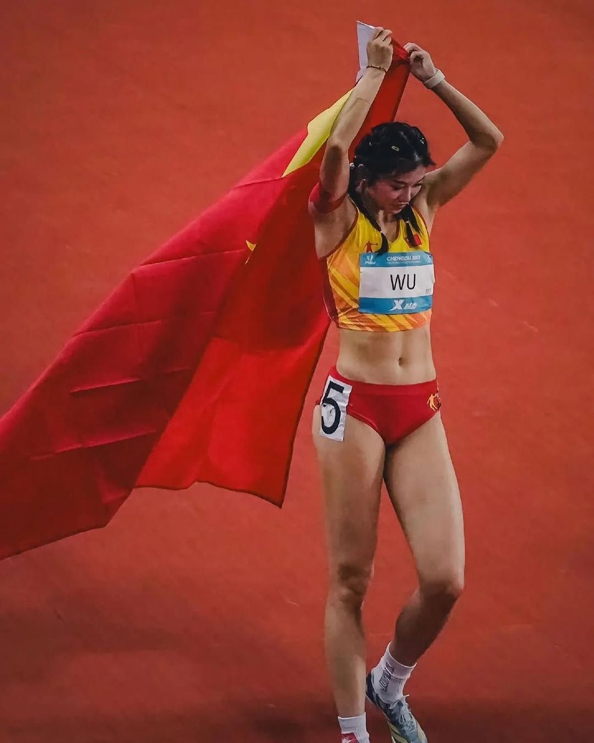 Atleta chineză Wu Yanni
