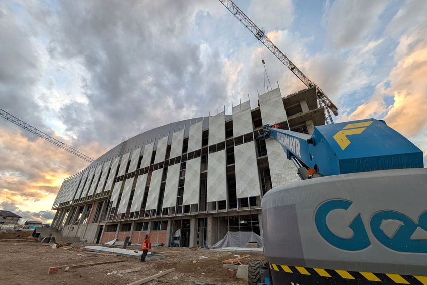 Sala Polivalentă este în proporție de 90% gata! Cum arată „bijuteria” din Moldova