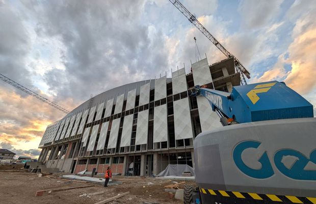 Sala Polivalentă este în proporție de 90% gata! Cum arată „bijuteria” din Moldova