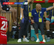 Tony da Silva s-a accidentat în FC Bacău - Poli Iași. FOTO: captură Prima Sport